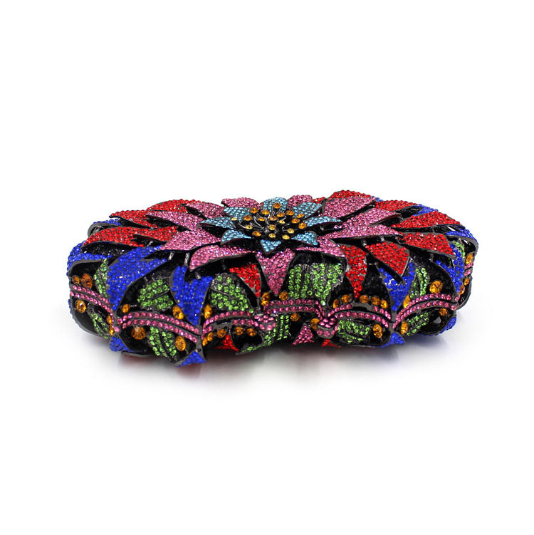 Rainbow Bee Beaded Clutch — Clutches America & Beyond